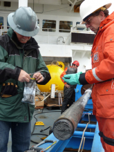 Brian Edwards and Andy Stevenson Recovering Samples