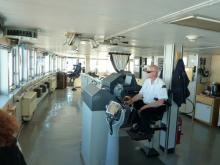 Bridge on the CCG Cutter Louis S. St. Laurent