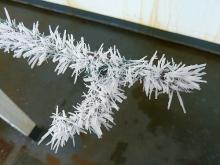 Hoarfrost-crusted Boat Hook