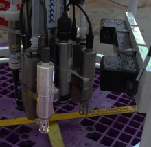 Temperature Sensor on GEOTRACES Sampling Rosette