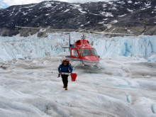 Helheim Glacier in Greenland