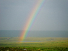 Rainbow on the Tundra