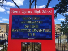 NQHS Street Sign