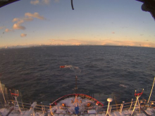 US Coast Guard Rescue Ship retrieving "OSCAR" - the Man Overboard.