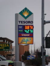 Gas prices in Anchorage