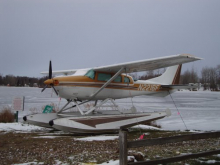 Seaplane at Lake Hood - the largest and busiest sea plane base in the WORLD!