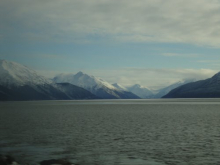 Alaskan lakes and rivers and snow