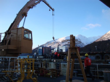 Loading the Healy!