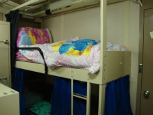 My bunk - I chose the top!