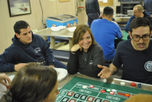 Ms. Rose at the Roulette table