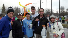 PolarTREC Teachers in the 5K Water Run