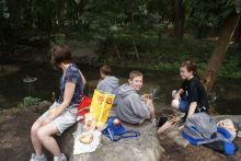 Picnic lunch at Chapultepec Park