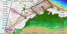 Map showing the location of the Healy on the Point Lay (PL) line