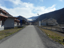 Glacier at the end of Main Street