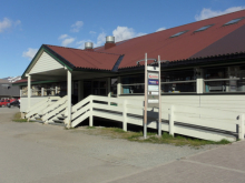 The bank and post office in Longyearbyen.