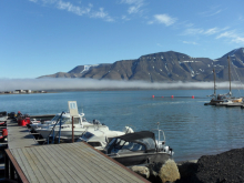 The docks at Longyearbyen.