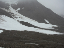 An ice field