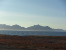 A view across the ocean inlet.