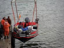 Polarcirket boat to take us to Longyearbyen.