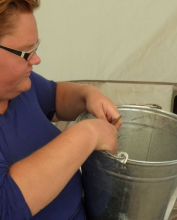 Rebecca washing artifacts