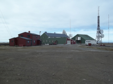 Buildings at Isfjord Radio