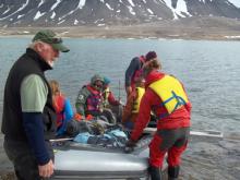 AG212 Students Loading the Boat