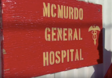 McMurdo General Hospital Sign