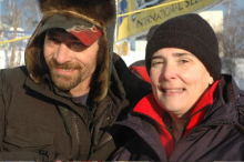 Lance Mackey at the Yukon Quest 2009