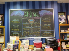 Display Board at Joseph-Beth Booksellers