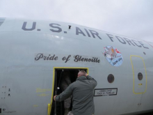 Getting back onto the C130 after refueling