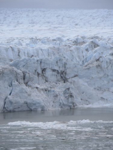 Ice sheet up close