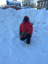 Eric Thuma in Extreme Cold Weather Gear