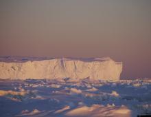 An iceberg off the coast of East Antarctica