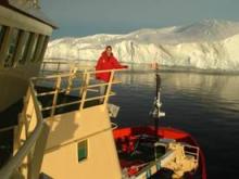 Aboard the NB Palmer research vessel