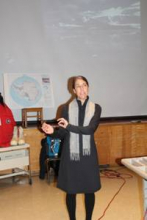 Dr. Amy Leventer visits Parishville-Hopkinton Central school