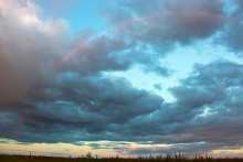 Midnight rainbow.