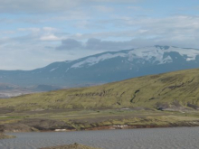 Icelandic volcano Hakla.