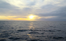 Sunrise over the Southern Ocean