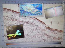 Raw data coming in from the seismic instruments