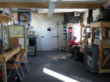 Interior of NOAA Research Facility.