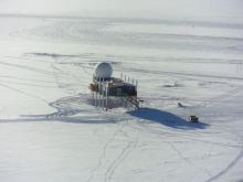 View of the Big House from the top of the 50-meter Swiss Tower