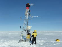 NASA-E AWS - the final station on the North Traverse