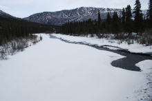 Frozen river