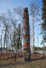 Totem Pole at the Museum