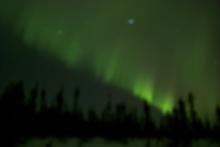 A curtain of aurora