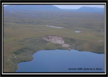 Thermokarst photo taken by Andres Baron