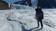 Ice Falls on Canada Glacier