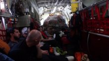 Passengers Loaded in an LC-130