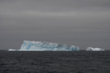 Tumbled iceberg