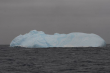 Leaning iceberg